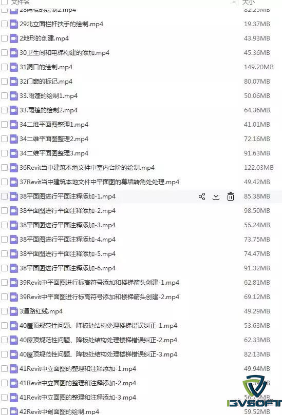 Revit建筑施工圖高級視頻，最后一版課程百度云免費下載