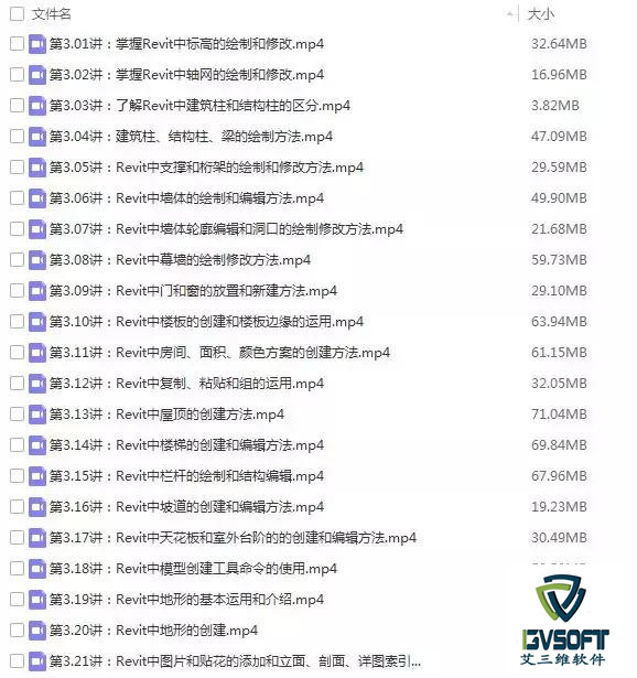 Revit入門初級教程，百度云免費下載
