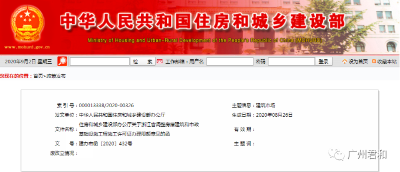 重磅！住建部復函：200萬元以下工程，不用辦理施工許可證！