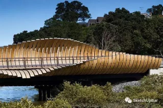 6步就能完成一個景觀橋建模！