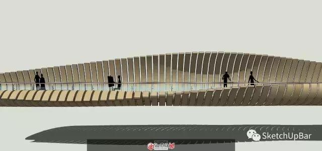 6步就能完成一個(gè)景觀橋建模！