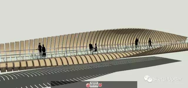 6步就能完成一個(gè)景觀橋建模！