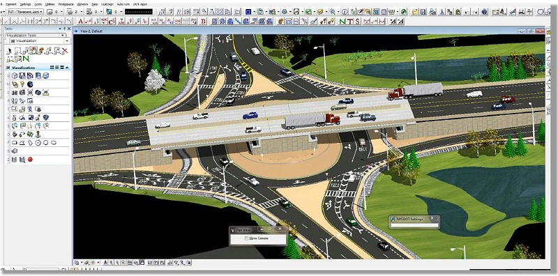 城市道路bim模型設(shè)計(jì)