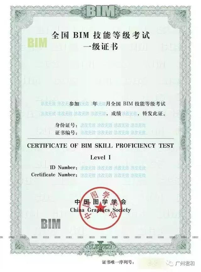 圖學(xué)會BIM技能等級考試，一級二級三級證書考試要求