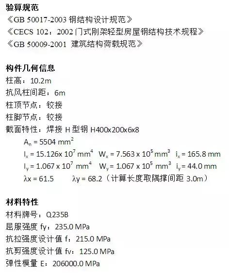 鋼結(jié)構(gòu)抗風(fēng)柱如何計(jì)算