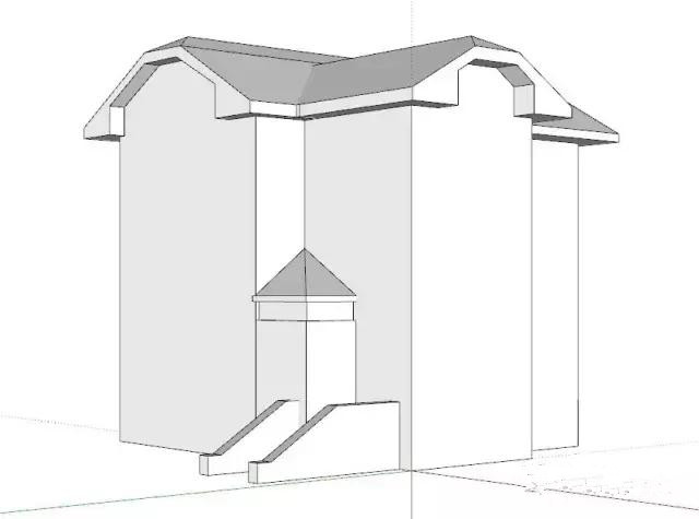 用SU將照片中的建筑還原出來(lái)只需三步
