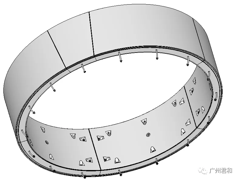 綜合管廊管片單元